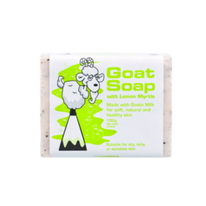 Goat Soap with Lemon Myrtle 100g