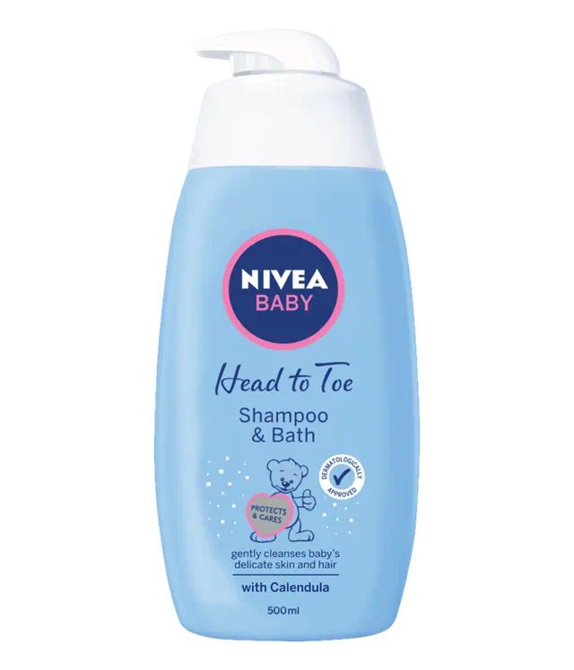 Nivea Baby Head to Toe Shampoo & Bath 500ml