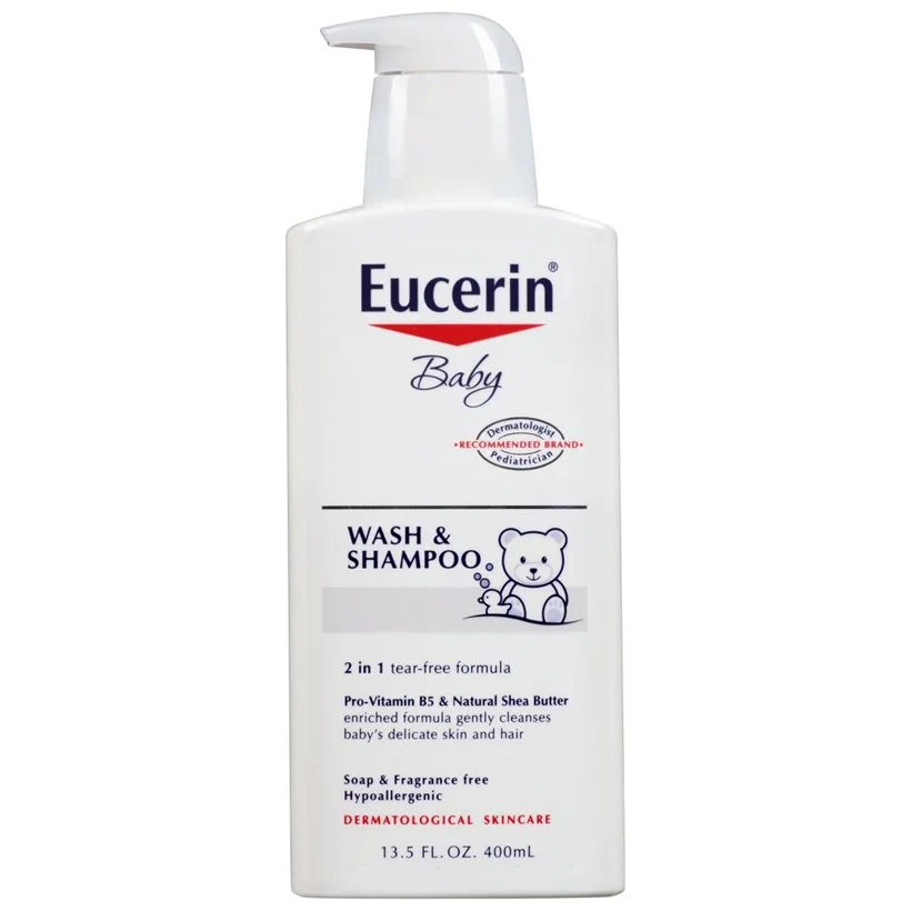 Eucerin Baby Wash and Shampoo 400ml