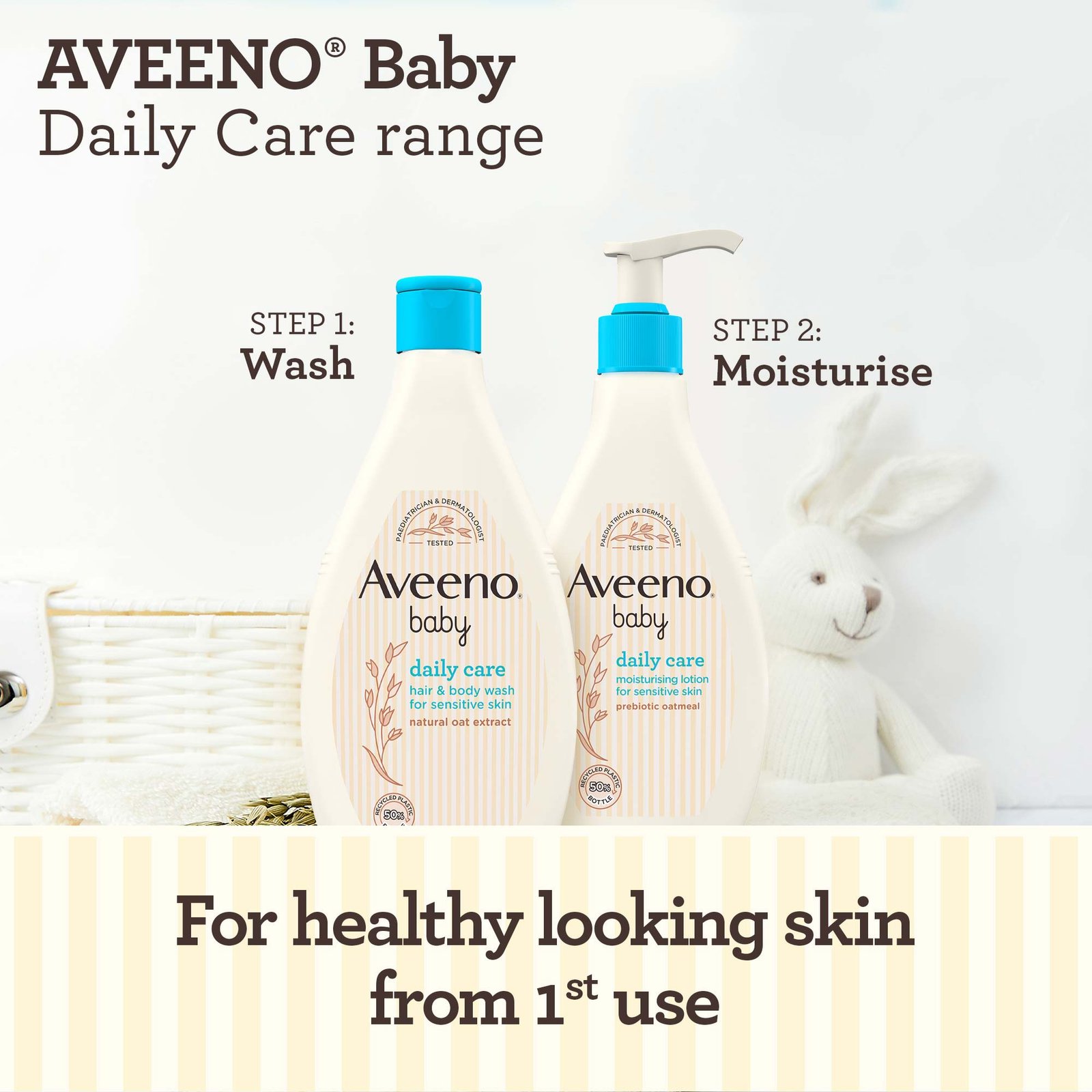 Aveeno Baby Daily Moisturizing Lotion - Image 3