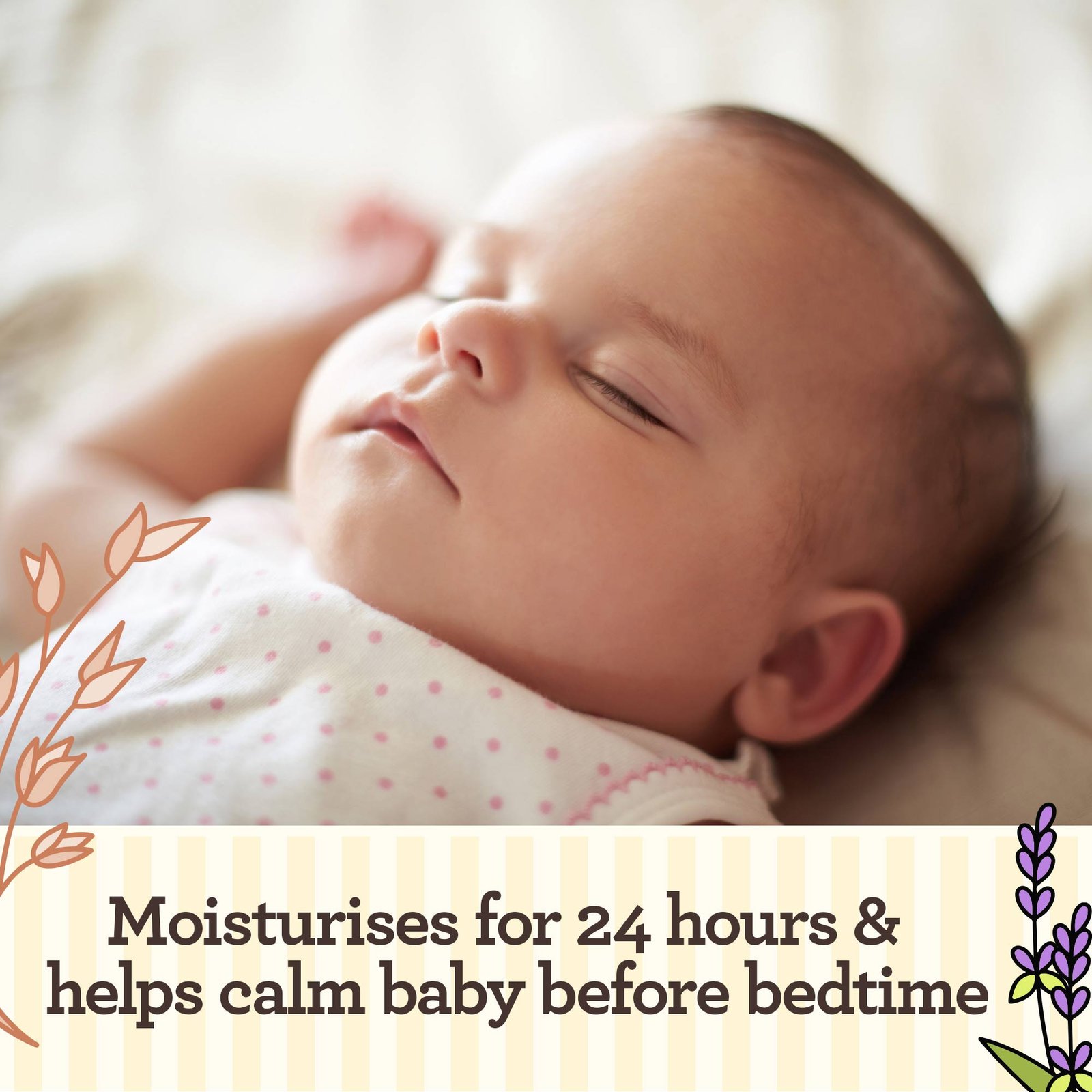 Aveeno Baby Calming Comfort Bedtime Lotion 200ml - Image 2