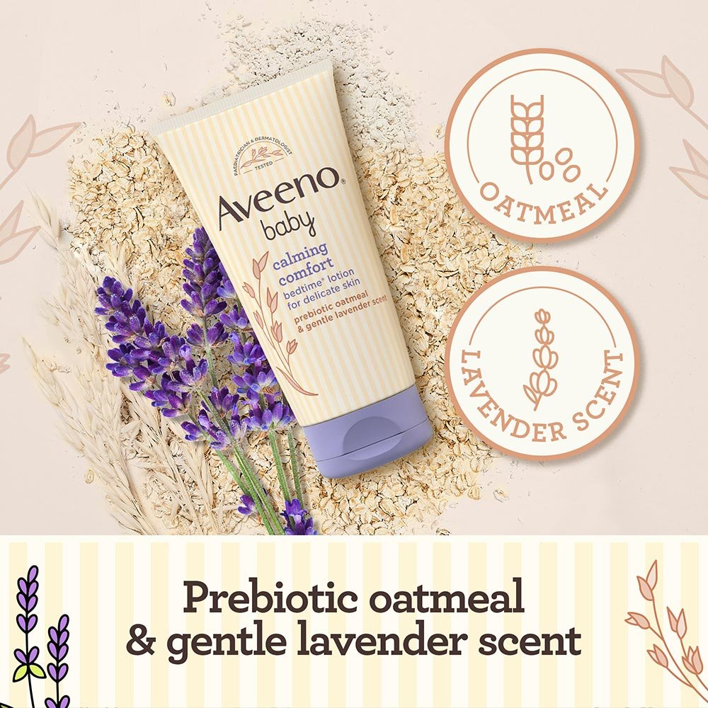 Aveeno Baby Calming Comfort Bedtime Lotion 200ml - Image 3