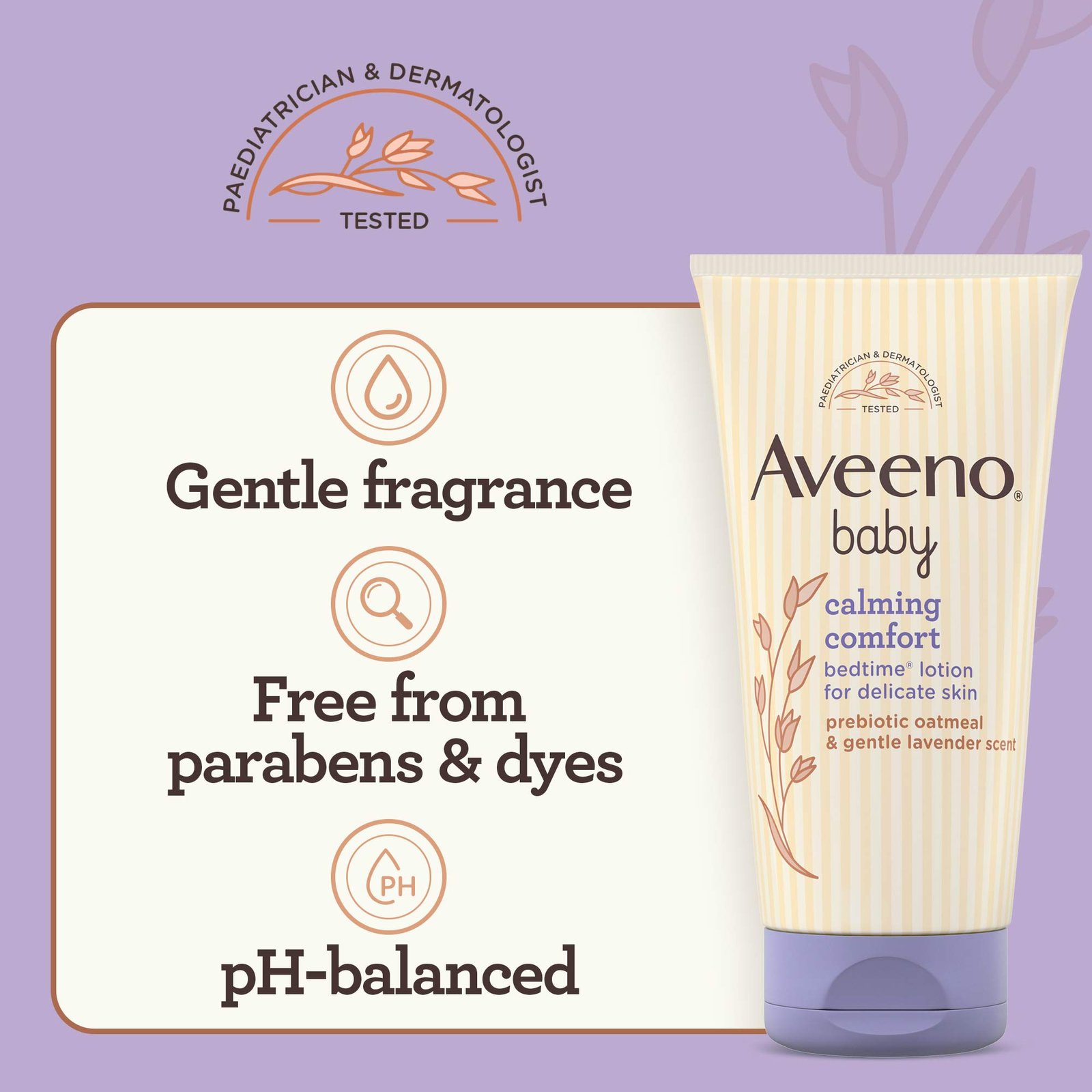 Aveeno Baby Calming Comfort Bedtime Lotion 200ml - Image 5