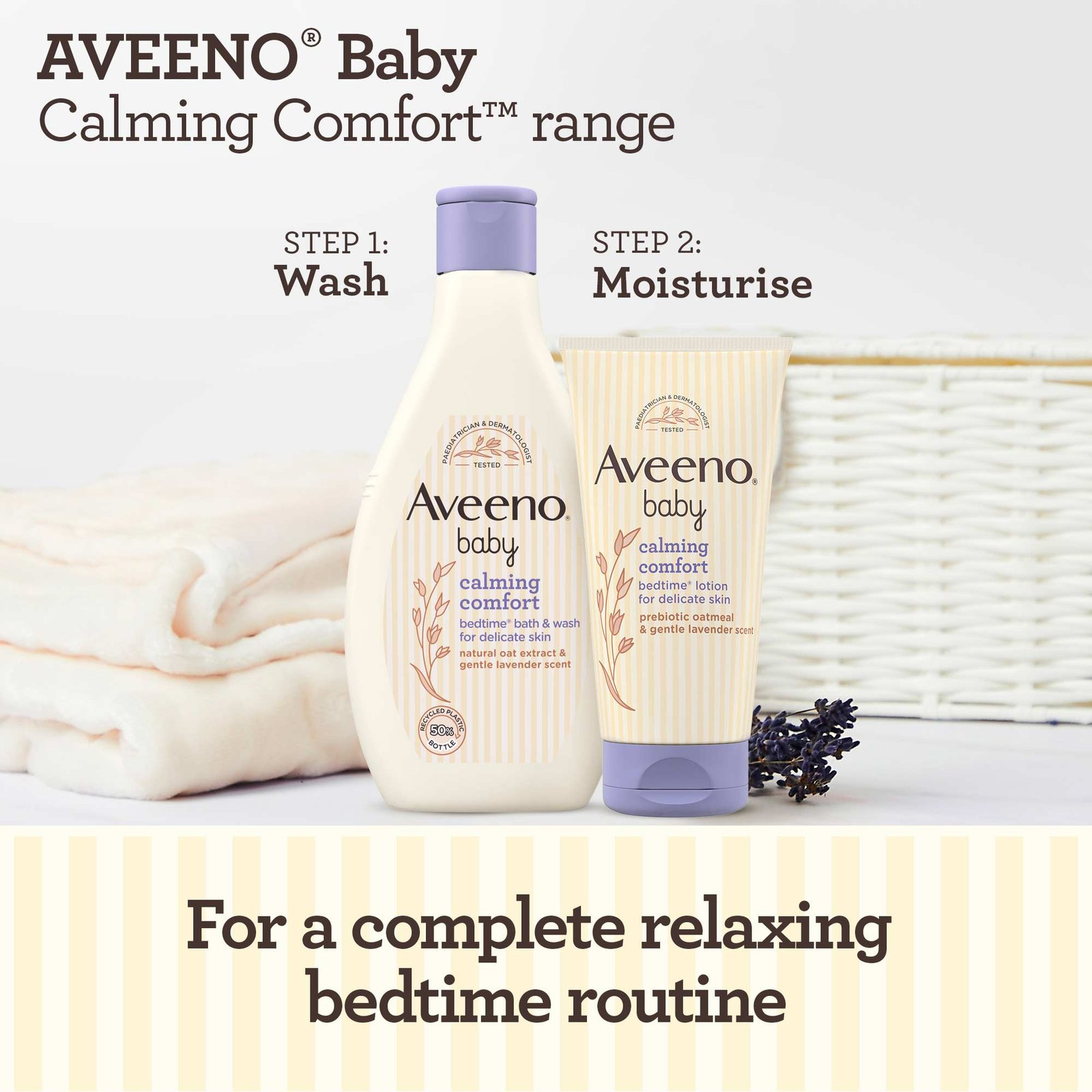 Aveeno Baby Calming Comfort Bedtime Lotion 200ml - Image 6