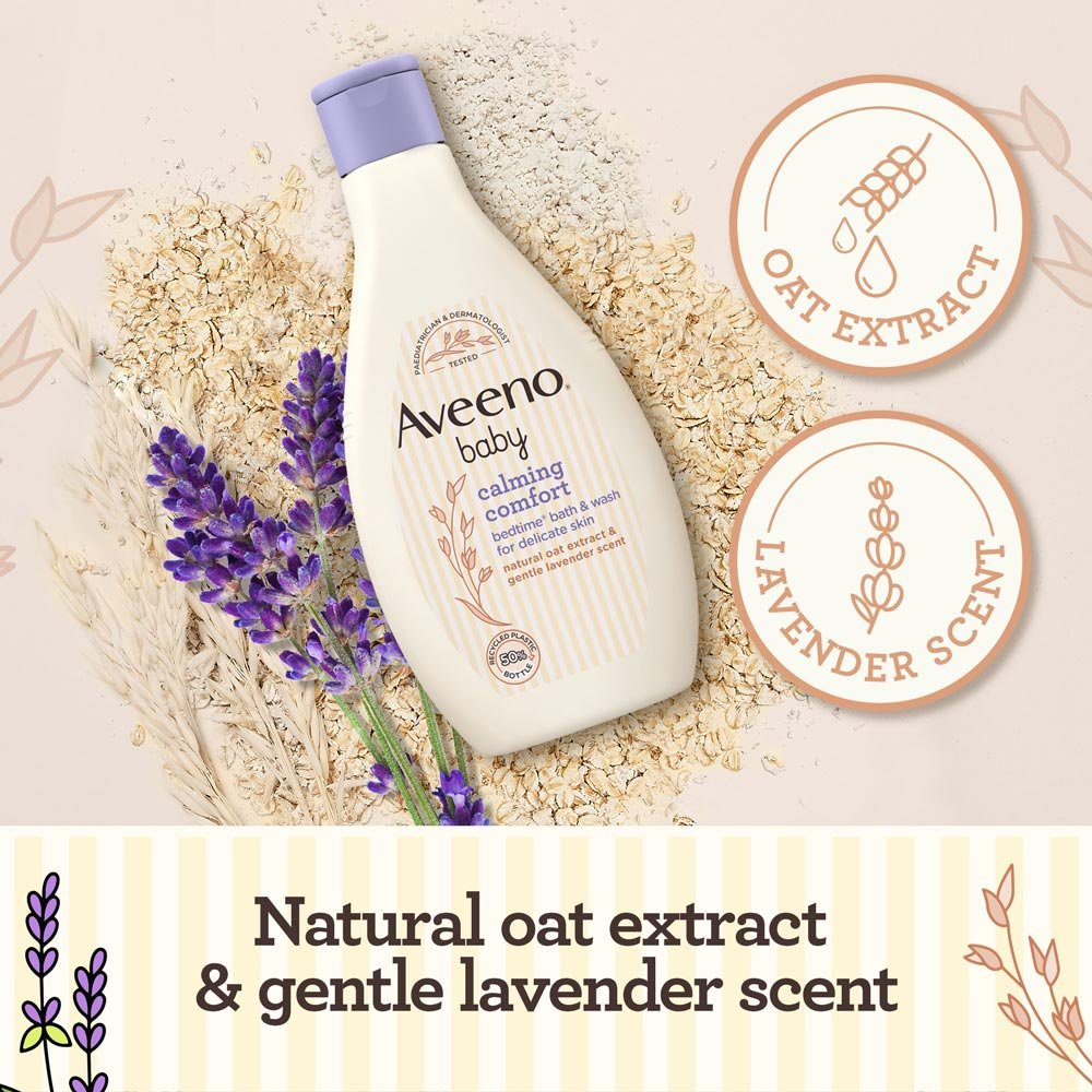 Aveeno® Baby Calming Comfort Bedtime Bath & Wash - Image 3