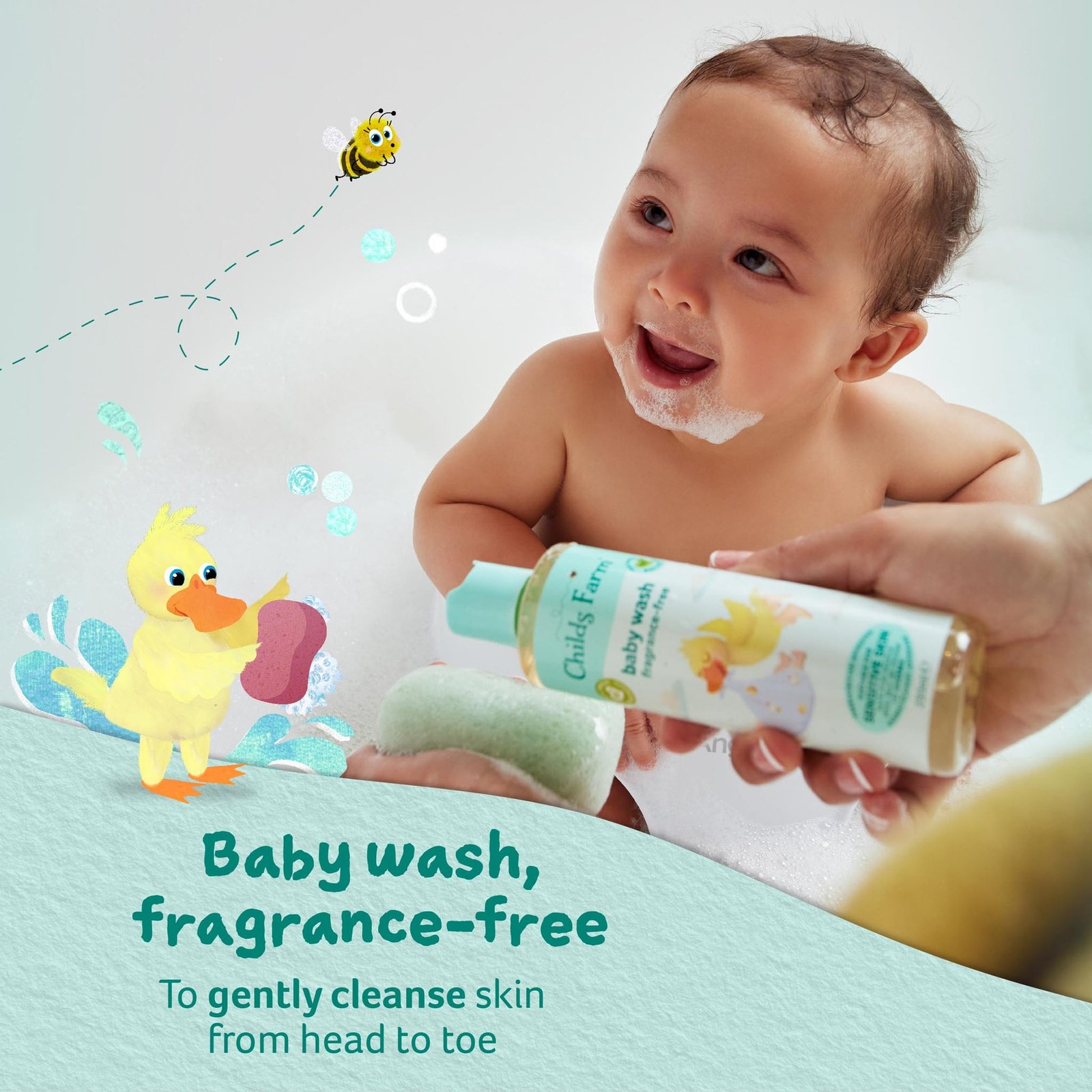 Childs Farm Baby Wash Unfragranced 250ml - Image 5