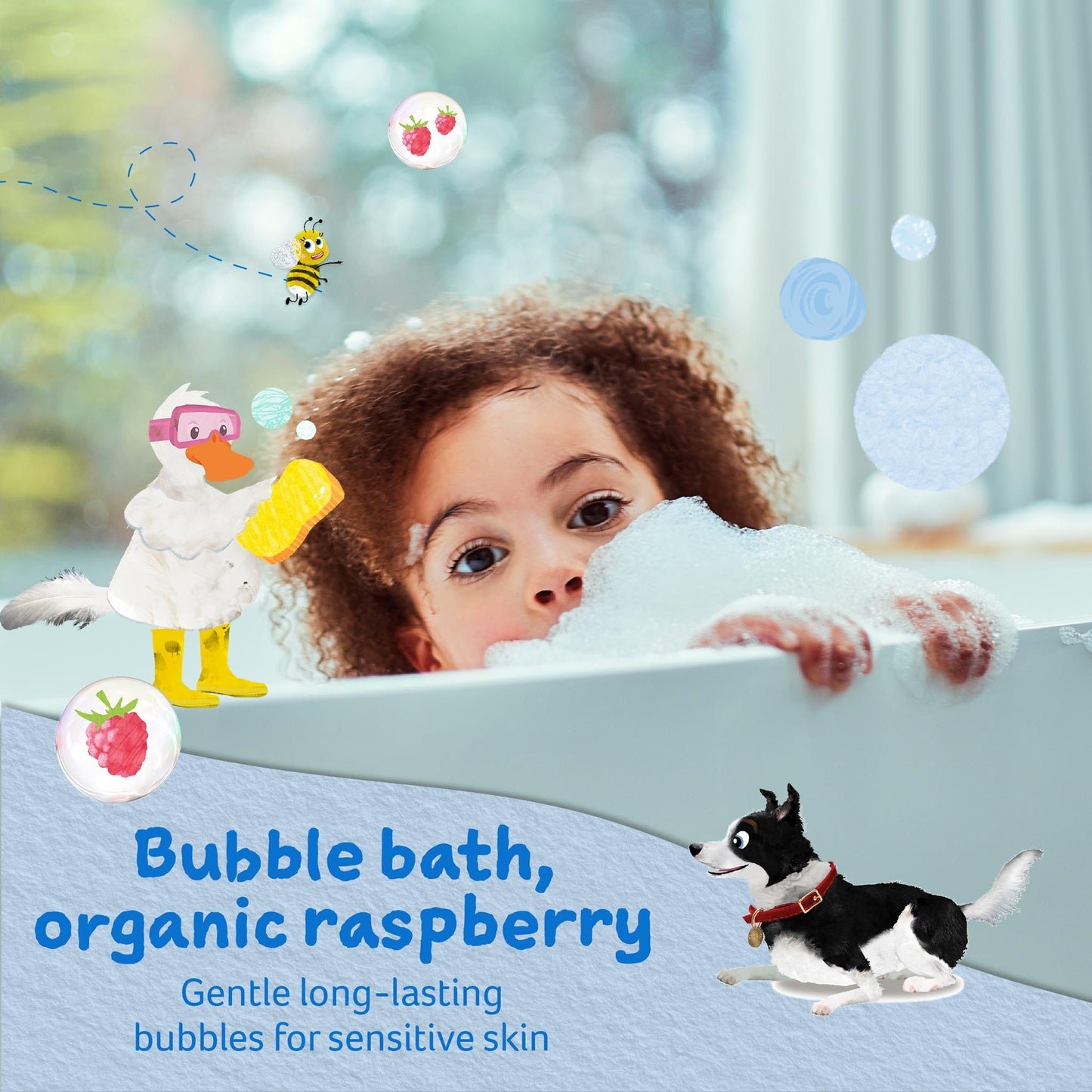 Childs Farm Bubble Bath Raspberry - Image 5