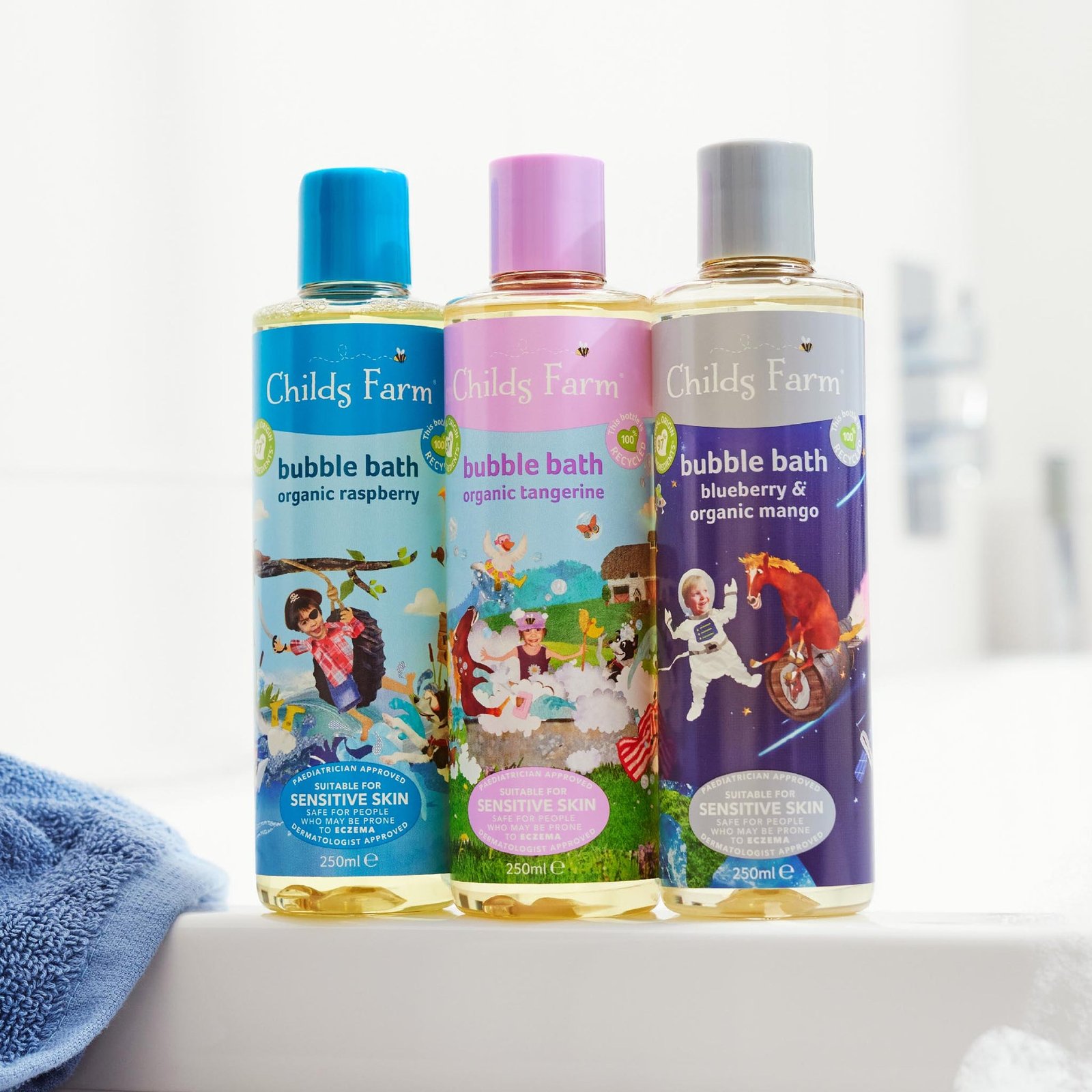 Childs Farm Bubble Bath Raspberry - Image 3