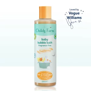 Childs Farm Baby OatDermaâ„¢ Bubble Bath, Fragrance-Free 250ml