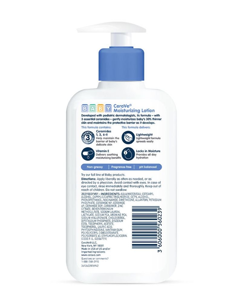 Cerave Baby Moisturizing Lotion 473ml - Image 4
