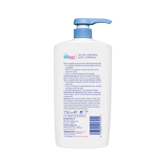 Sebamed Baby Body Milk 750ml - Image 3