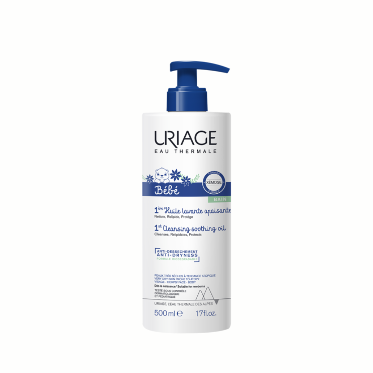 Uriage Bebe 1st Cleansing Soothing Oil 500ml