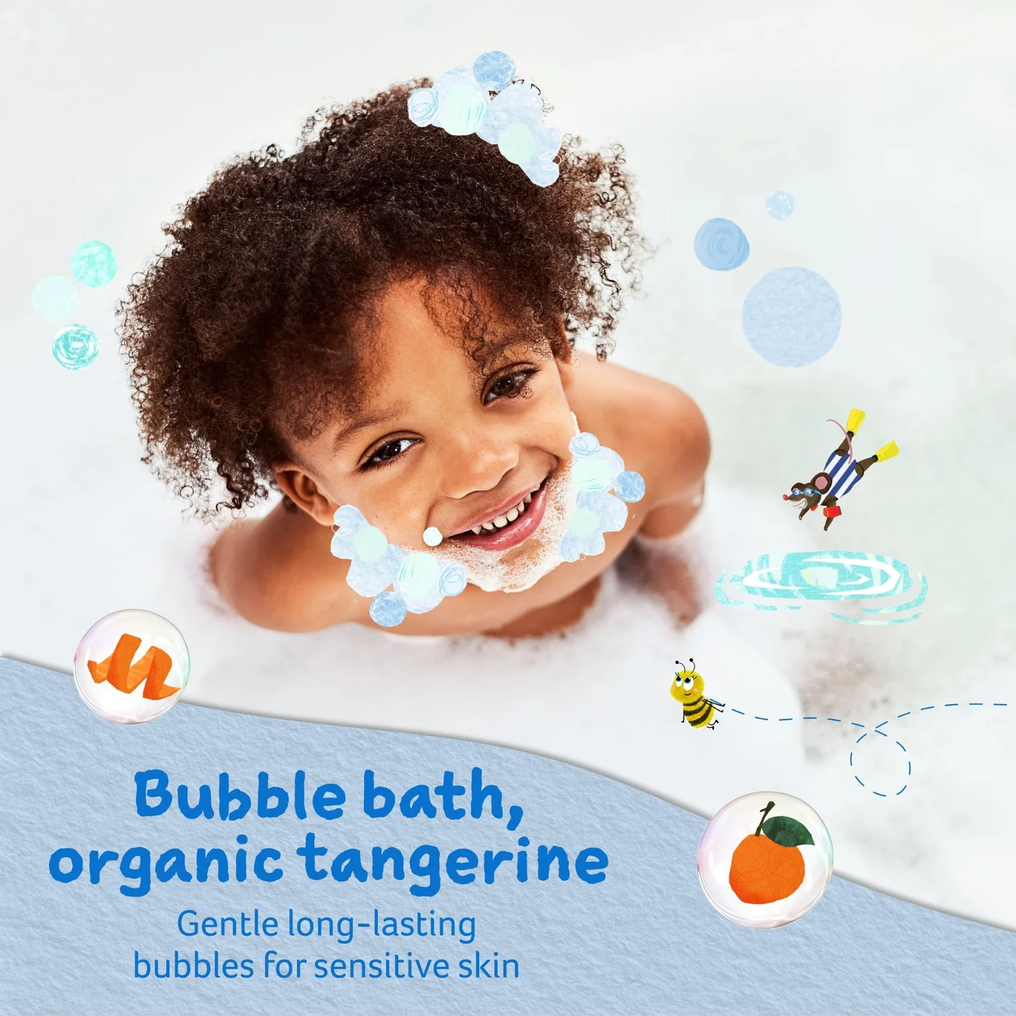 Childs Farm Bubble Bath Organic Tangerine - Image 4