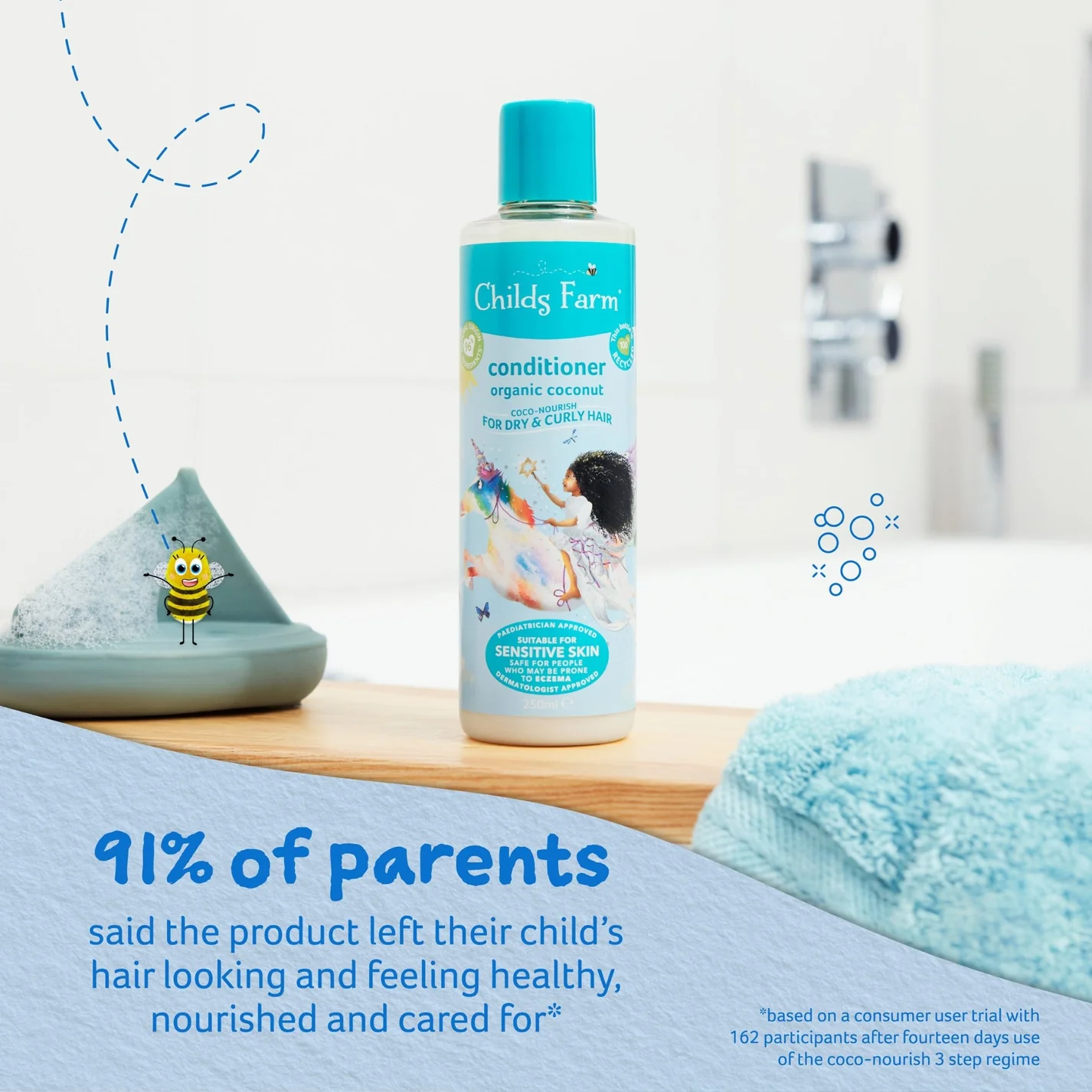 Childs Farm Coco Nourish Conditioner 250ml - Image 3