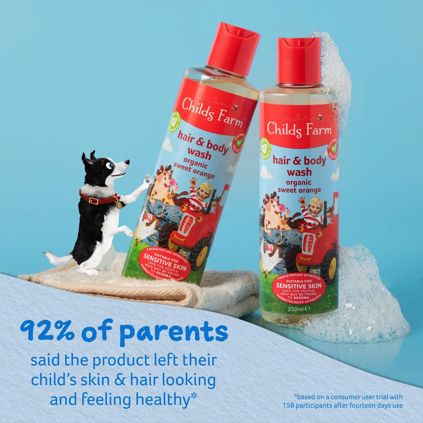 Childs Farm Hair and Body Wash Organic Sweet Orange - Image 4