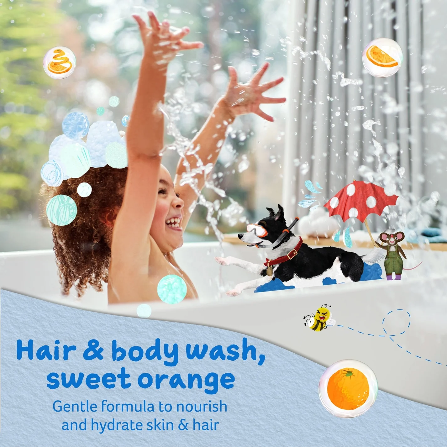 Childs Farm Hair and Body Wash Organic Sweet Orange - Image 5