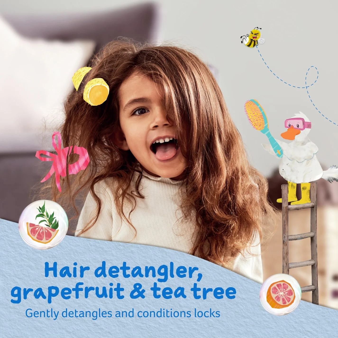 Childs Farm Hair Detangler Grapefruit and Organic Tea tree 125ml - Image 2