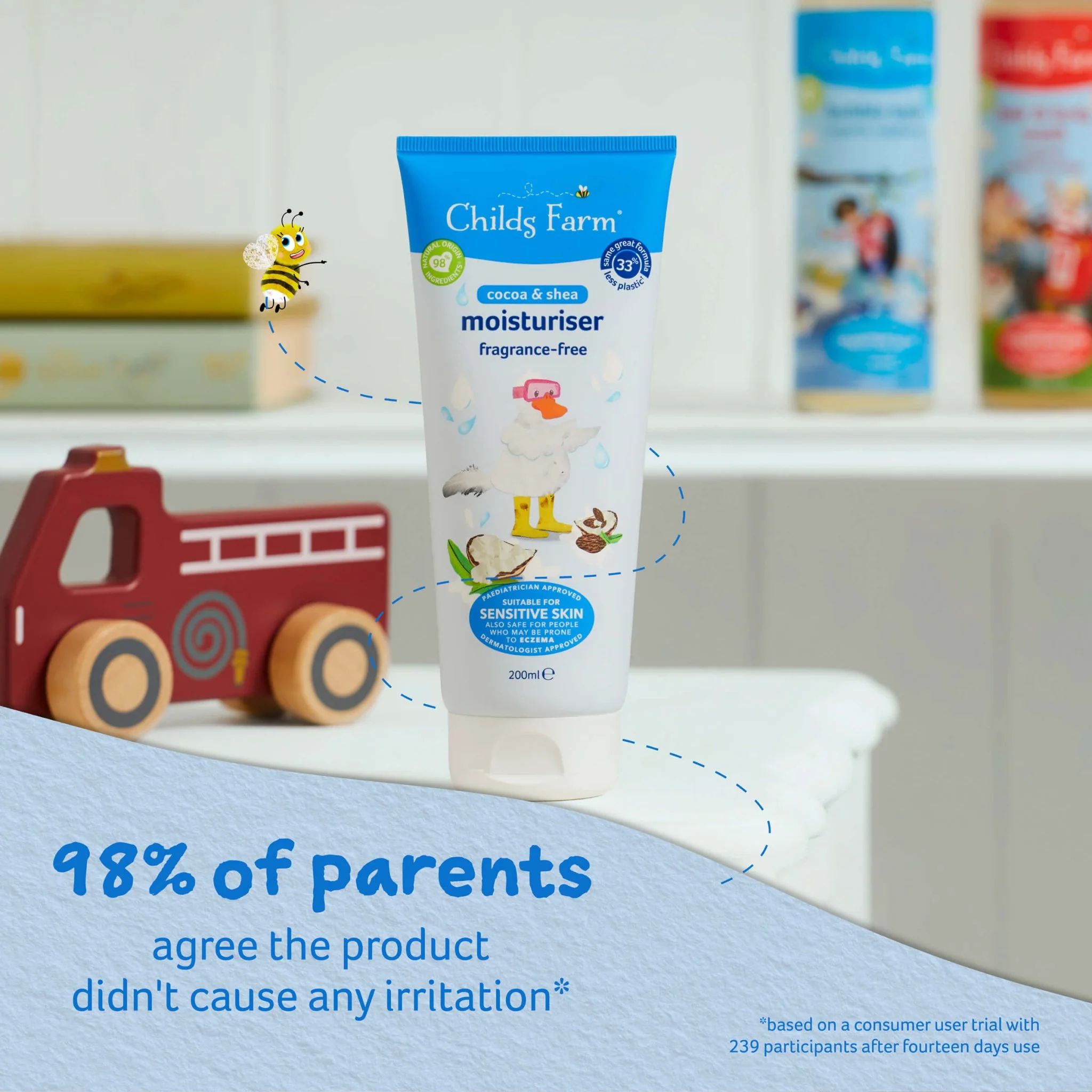 Childs Farm Baby Unfragranced Moisturiser 250ml - Image 4