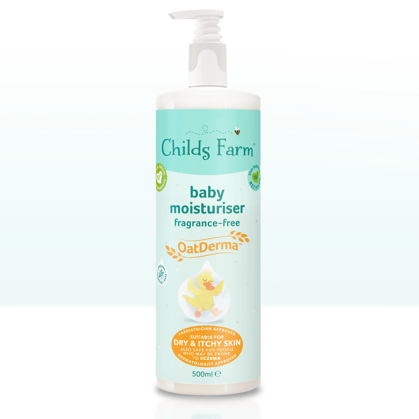 Childs Farm Baby OatDermaâ„¢ Moisturiser, Fragrance-Free 250ml