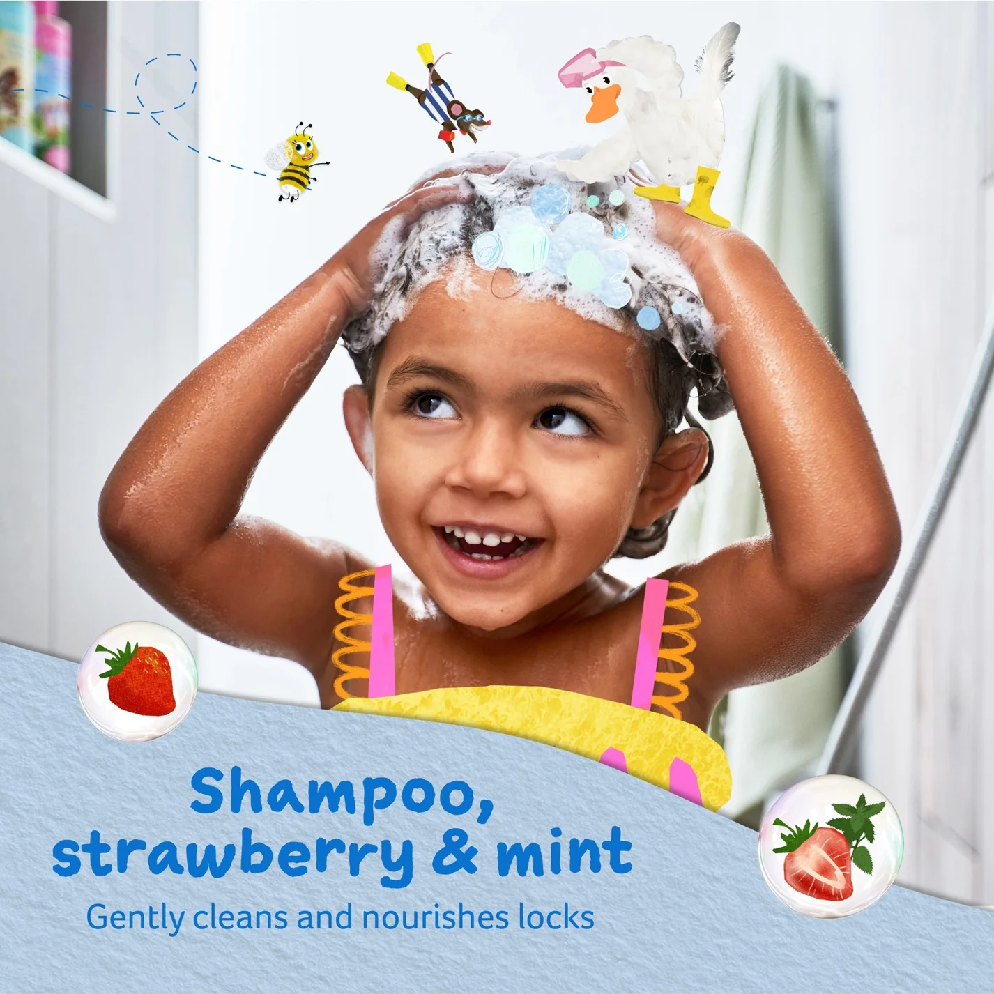 Childs Farm Shampoo Strawberry and Organic Mint - Image 2