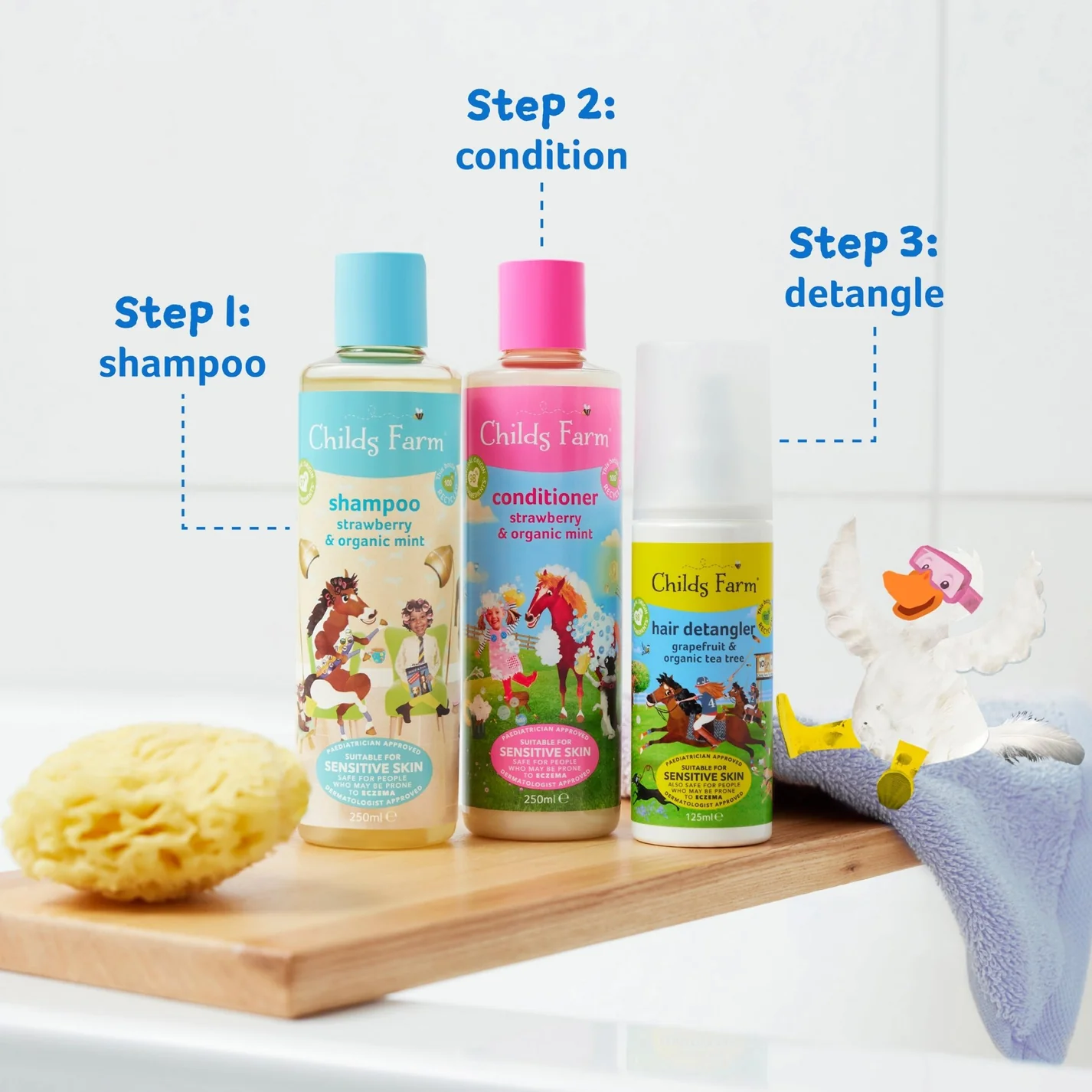 Childs Farm Shampoo Strawberry and Organic Mint - Image 5