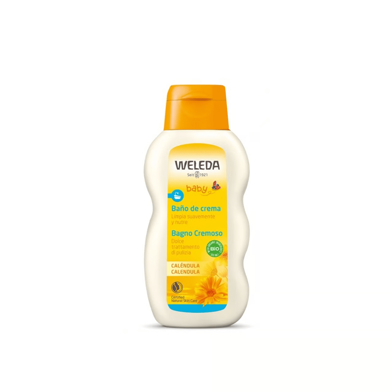 Weleda Calendula Baby Cream Bath 200ml - Image 2